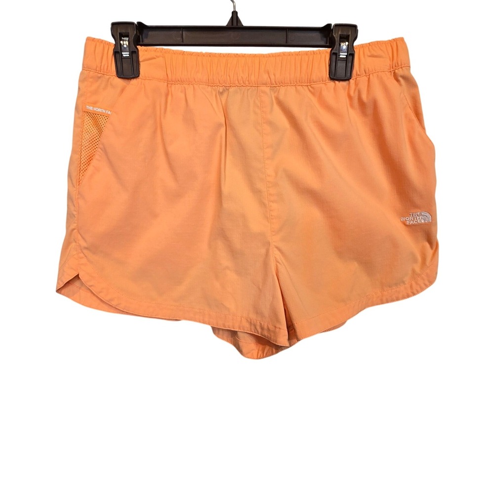 The North Face Shorts Womens Large‎ Orange Ripstop Hiking Athletic Gorpcore